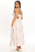 Sweet Floral Tiered Maxi Dress