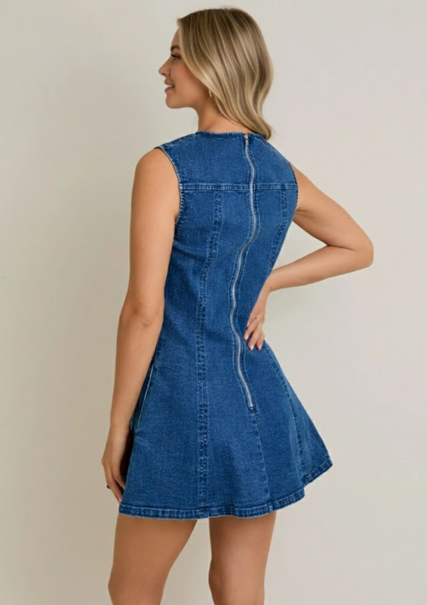 The Little Blue Denim Dress