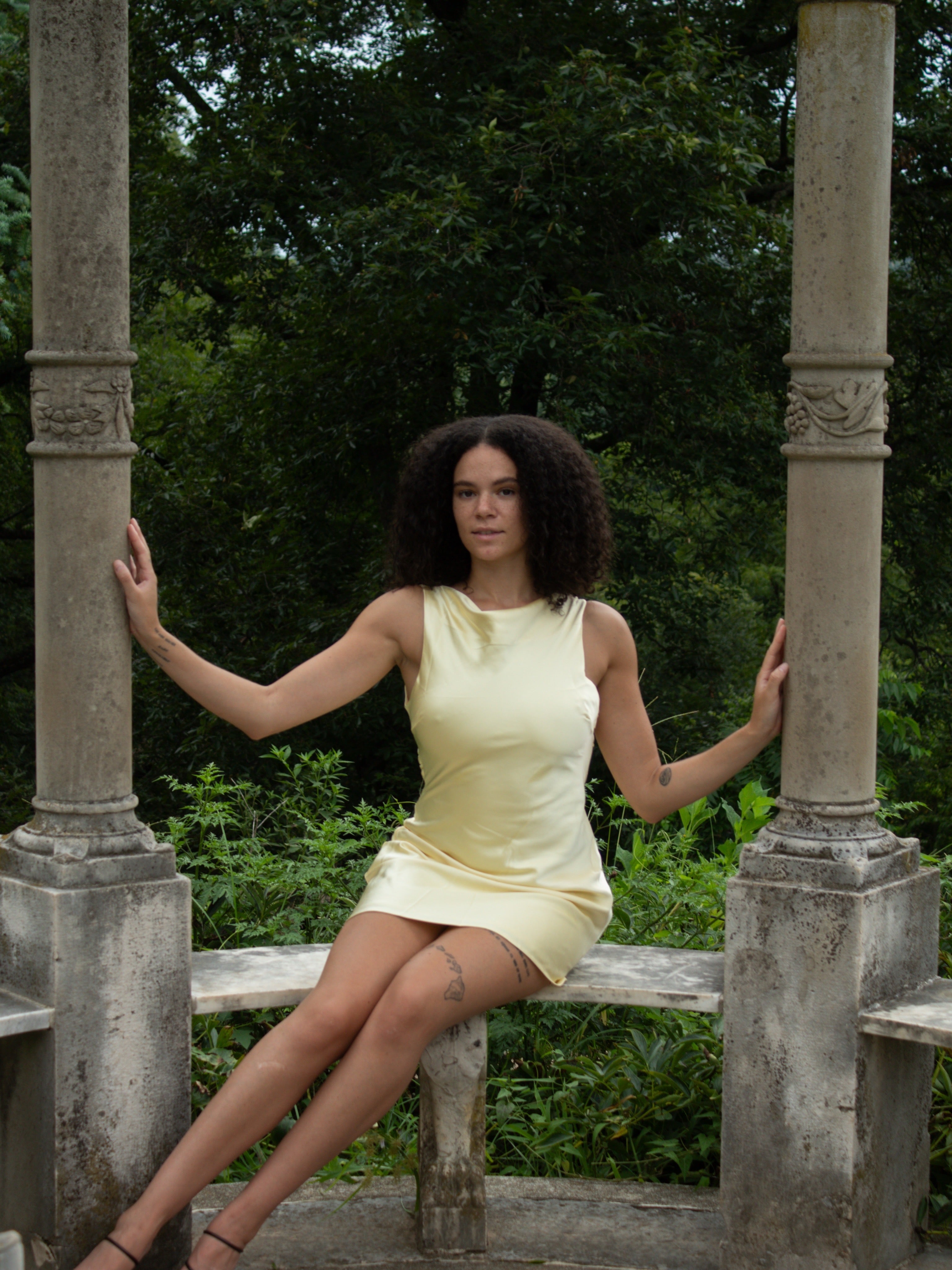 Buttercup Mini Dress with Bow